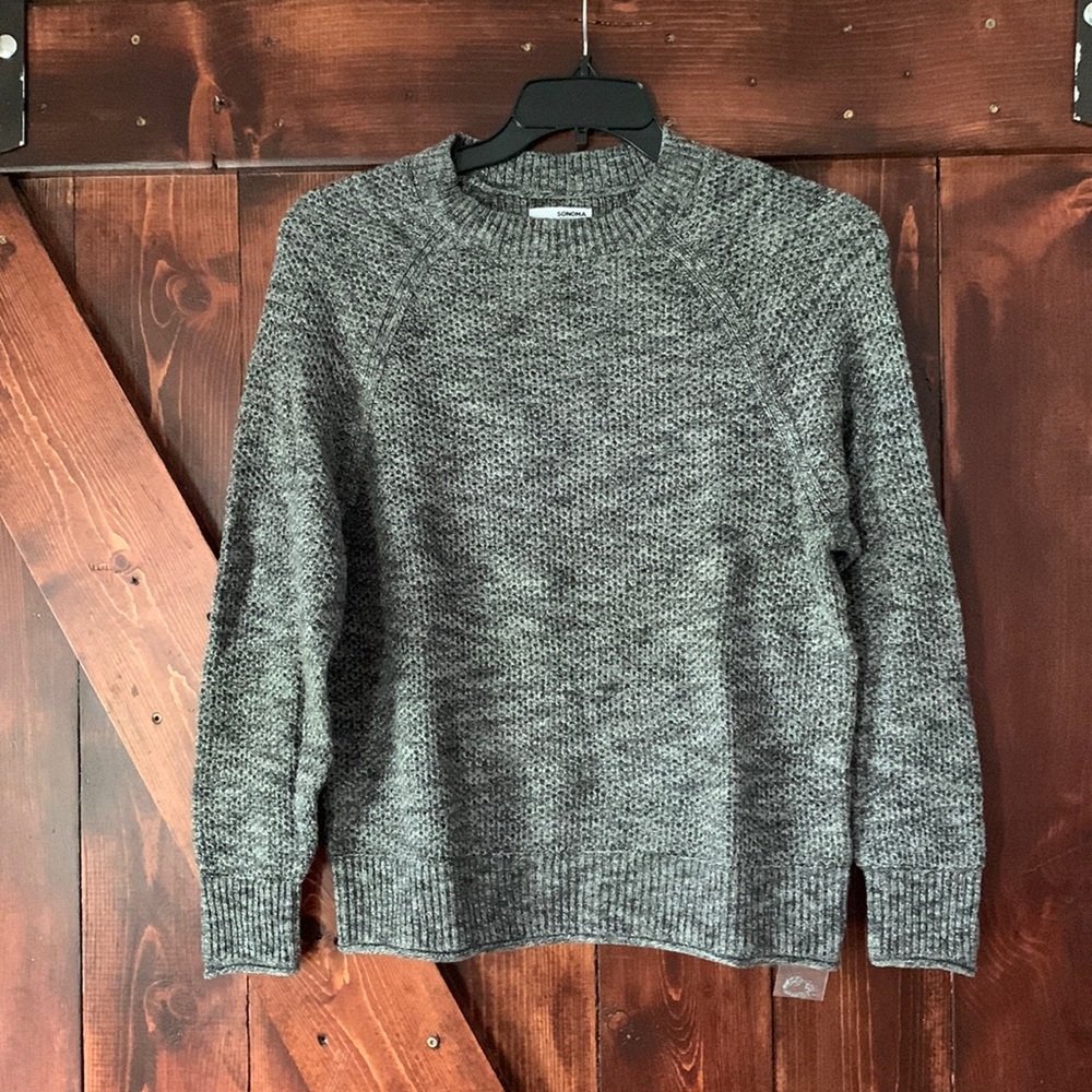 Black and white sweater